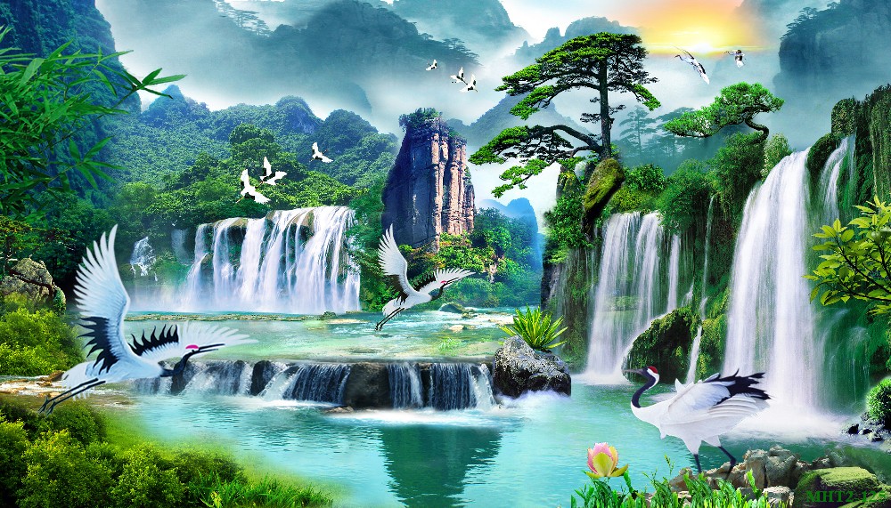 Phong cảnh sơn thủy hữu tình MHT2-125